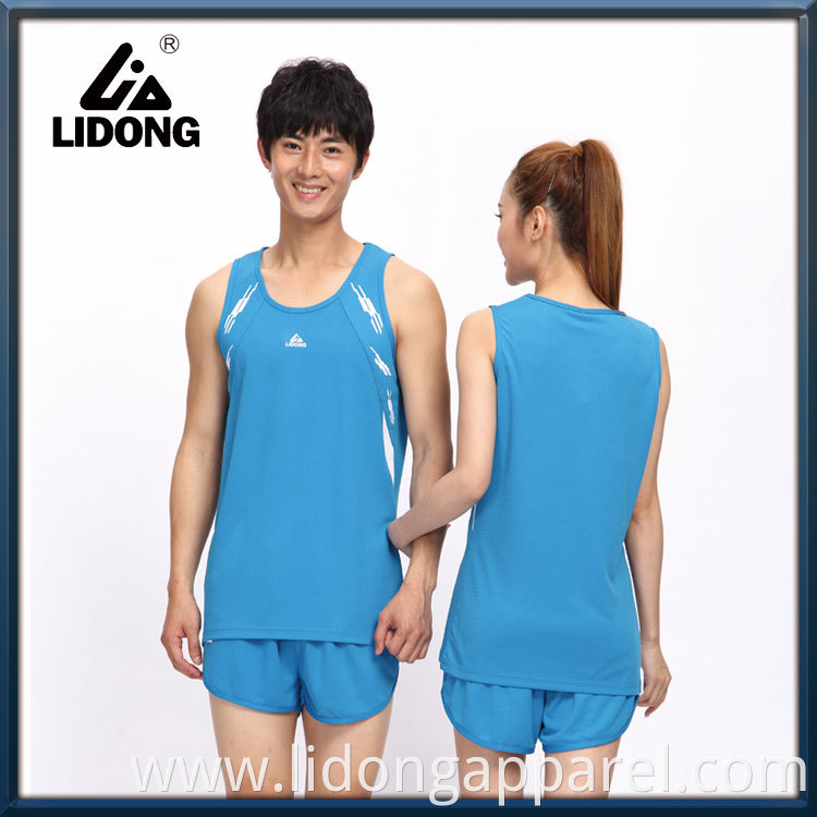 wholesale custom track and field basketball jersey tracksuit running shirt